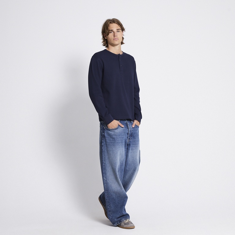 Long Sleeve Grandad "Opa" Navy